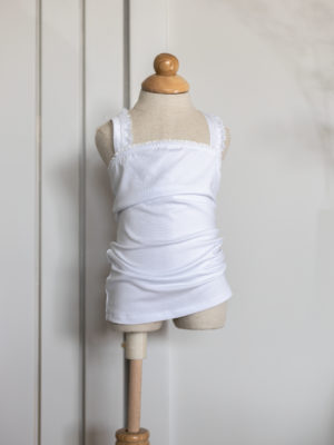 Singlet Pure White: De perfecte basic voor meisjes